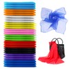 SteelFever 30pcs Creative Dance Woman/Band Scarves Soft, Large Juggling Scarfs