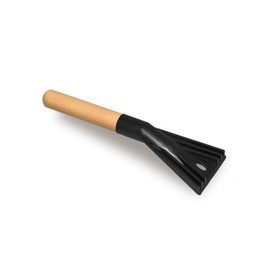 ToM PaR Scratching car, ice scraper, windscreen scratcher, for ice and frost layer, wooden handle, scratched no windows or bodywork, non-scratching, temperature resistant, length: 33 cm