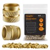HANGLIFE Heat-Set Threaded Inserts, M4 Heat Set Insert for 3D