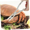 Gatuida 3pcs Seafood Cracking Tools Set Ergonomic Crab Peeling Clamps