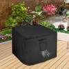 Outdoor Fireplace Cover,Fire Table Waterproof Protector - Weather-Resistant Square Firepit