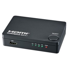 OHM 3-Port HDMI Selector Black AV-S03S-K 05-0576 Ohm Electric