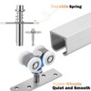 HBL' 2 Pack Bifold Door Hardware Kits, Bi-fold Door Hardware