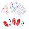 Ipetboom Nail Art Sticker Set 10 Pack Glitter Star Nail