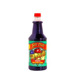 FixtureDisplays 4-Pack Shaved Ice Syrup Set - Six Flavors, 32oz Bottles - Grape Flavor