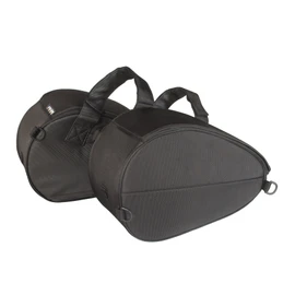 Dowco Rally Pack 50105-00 Water Resistant Motorcycle Saddlebags Set: Black, Universal Fit, 19 Liter Each/38 Liter Total Capacity