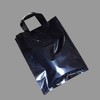 Black PE Durable Handle Fancy Bag (26x32cm, 6cm Gusset) Pack of 100