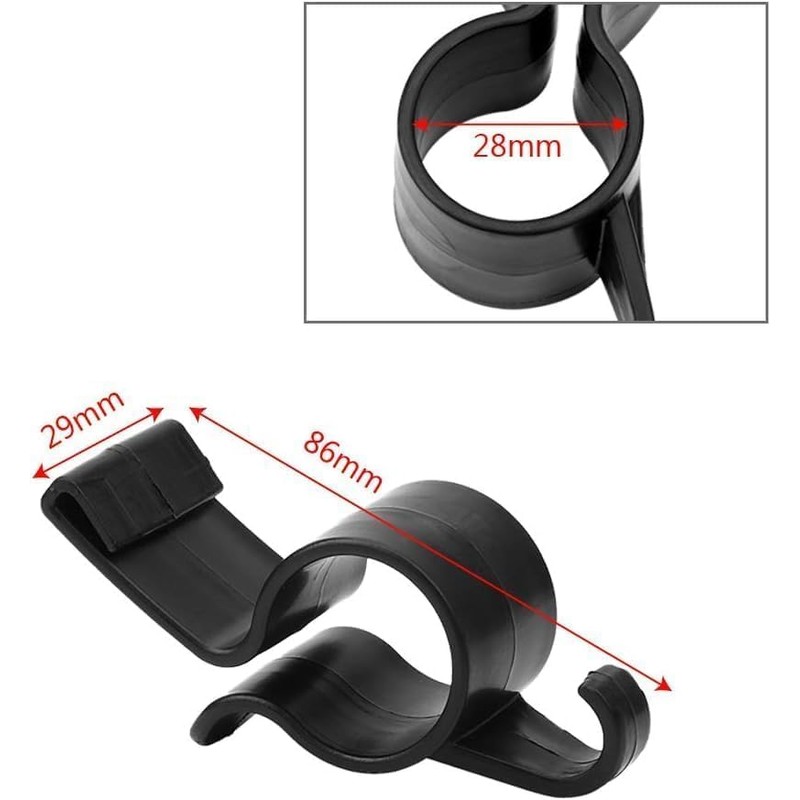 Gammaeon 2Pcs Car Hooks Car Trunk Umbrella Storage Holder, Hanging