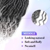 Deep Goddess Pre Looped Locs Crochet Hair(18 Inch 8 Pcs
