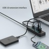 USB Hub, 6-Port USB 3.0 Hub Splitter (4 USB 3.0