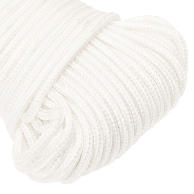 vidaXL Boat Rope Anchor Line Mooring Rope Polypropylene Rope Braided