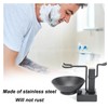 Stainless Steel Shaving Razor Brush Holder Household Soap Bowl Shaving