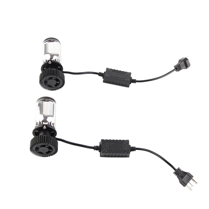 H4 Headlights Bulb Waterproof Aluminum LED Headlights Replacement for Automobile