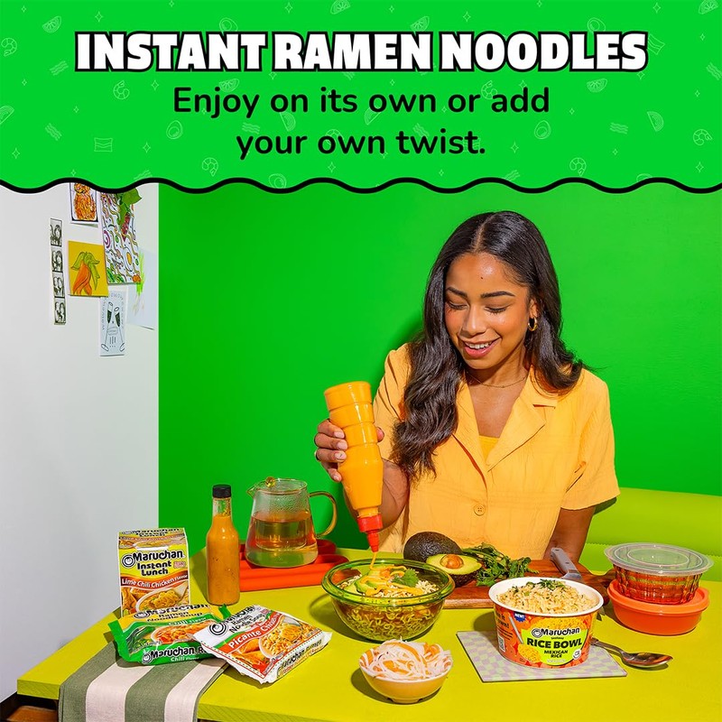 Maruchan Ramen Picante Chicken, Instant Ramen Noodles, Ready to Eat