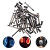 iplusmile 60pcs Case Fan Screw Kit Flat Head Tapping Screws