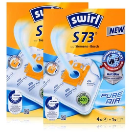 2 Pakete Swirl Staubsaugerbeutel S73 / S 73 MicroPor Plus AirSpace für Siemens / Bosch Typ: GXXL