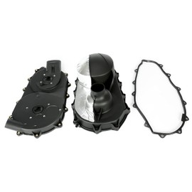 HECASA Inner & Outer Clutch Cover Set Compatible with 2014-Current Can-Am Maverick 1000R/ 2018-2020 Commander 1000R Drive Clutch Belt Cover Replacement for 420612304 420212286