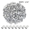 800pc Aluminum Crimping Loop Sleeve Ferrule Cable Ferrule Crimping Loop