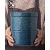 Fun Elements Kitchen Utensil Holder, 7.2" Super Large Utensil Crock