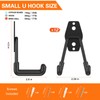 HUPBIPY Heavy Duty Garage Hooks 12 Pack, 2.8 inch Small