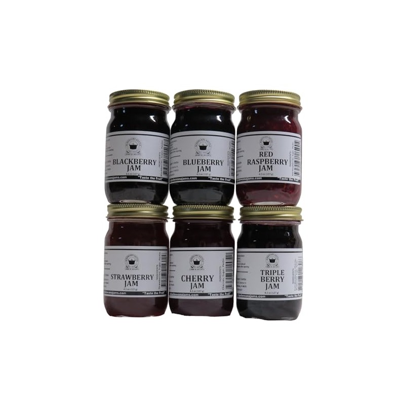 Our Berry Favorites Gift Box (6-4.5 oz jars in a