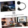 Mipcase 1Pc Wired Gaming Headset Microphone with Noise Reduction Flexible