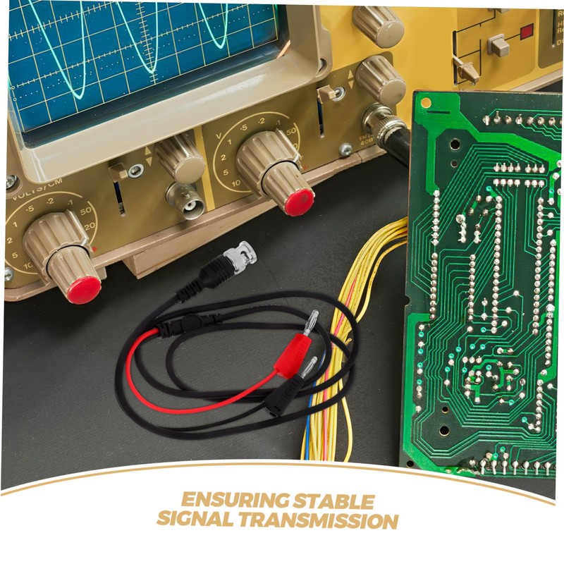 Ipetboom Rotatable Dual Banana Plug Test with Pure Copper Cable