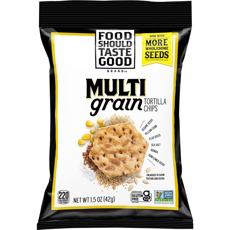 Food Should Taste Good Tortilla Chips, 1.5oz, Pack of 24