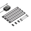 ledscom.de Siris LED Under-Unit Light Matte Black Flat 30 cm