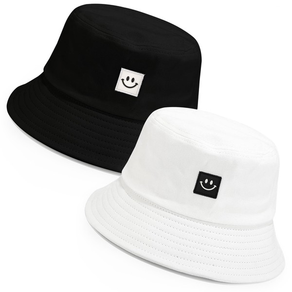 Moonlight Miles 2 Pack Bucket Hats for Men/Women,Sun Hat Fishing