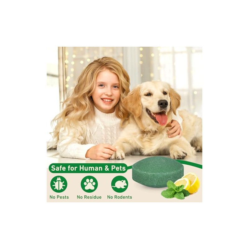 Pest Rodent Repellent, 24 Pack Peppermint Oil Repellent for Mouse