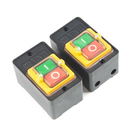 2pcs Waterproof Control Pressure Switch On/Off 10A 220V 380V for Machines and Textile Machines