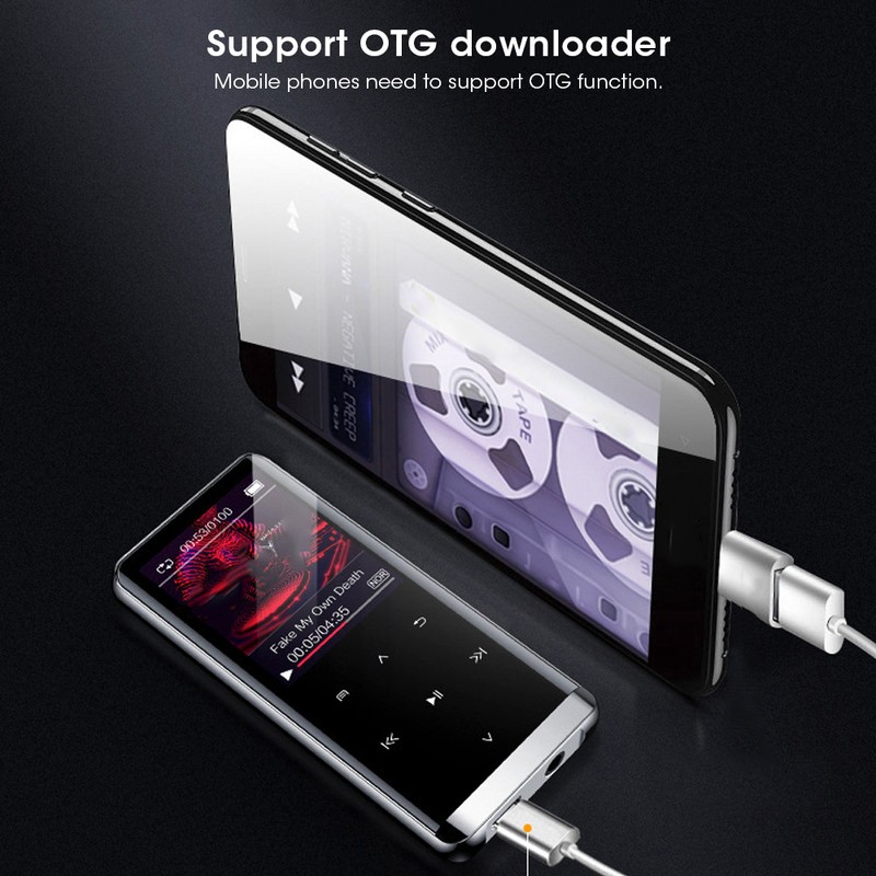 Bluetooth MP3 Player Mini MP4 Media FM Radio Recorder HIFI