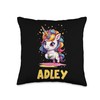ADLEY MERCH UNICORN DESIGN Throw Pillow