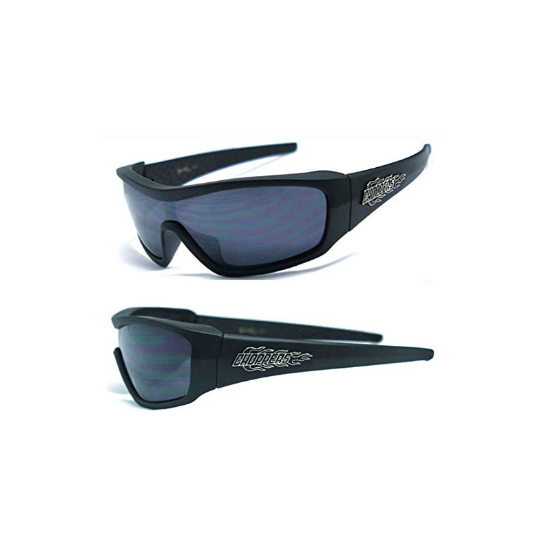 Choppers Mens Biker Motorcycle One Piece Lens Wrap Sunglasses 100%