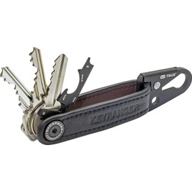 True Utility Keyranger - Mulitool and Leather Keyring - 7 Essential Tools - Camping Gadgets