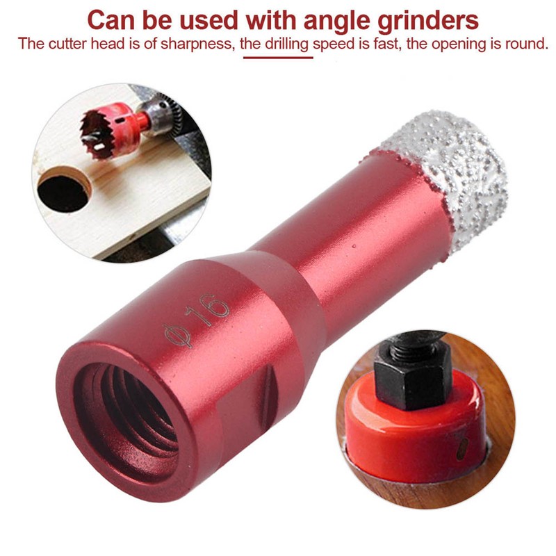 2Pcs Hole Saws Bit Diamond M14 Female Thread Angle Grinder