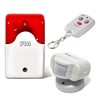 Security Package D: Long-Range FM Wireless Sensor Strobe Alarm for Anti-Theft Alarm / Burglar Alarm / Alert Device