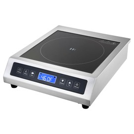Commercial Induction Cooktop, Portable Electric Induction Countertop Burner with Sensor Touch and LCD Screen(1800W/120V),Commercial Grade Induction cooker for Hotel Restaurant School