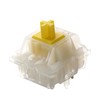 GATERON Milky Yellow Pro Keyboard Switches, KS-3X1 Single Layer Pins