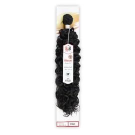 Bobbi Boss Human Hair Blend Weave Miss Origin Designer Mix MOLGC24 GoGo Curl 24" (NAT.BLACK)