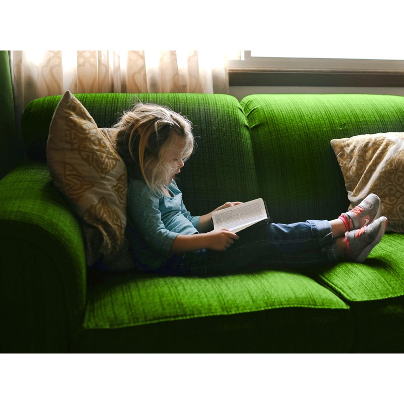 Emily´s Check Coral Fleece TV Blanket for Children with Sleeves