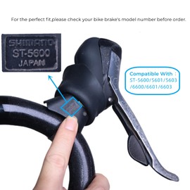 NELboNs Bike Brake Levers Hoods Compatible with 105 ST-5600/5601/6600 Ultegra Silicone Protector,1 Pair/Blue