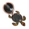 Turtle Trinket Boxes Handcrafted Hand Painted Rhinestones Hinged Trinket Boxes
