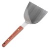 Barbecue Spatula Stainless Steel Multifunction Grill Spatula with Wooden Handle