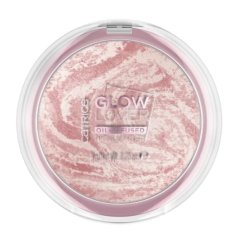 Catrice Glow Lover Oil-Infused Highlighter, No.010 Glowing Peony, Multi-Colour, for
