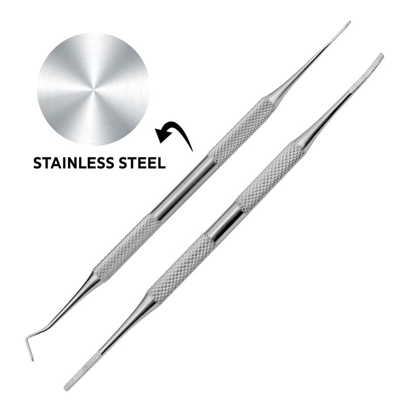 Double Ended Ingrown Toenail Lifter and Toe Nail File must