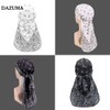 DAZUMA Paisley Satin Hip Hop Dance Hat Bandana Turban Pirate