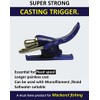 SEA FISHING CASTING TRIGGER/CASTING CANNON/CASTING AID (Blue)