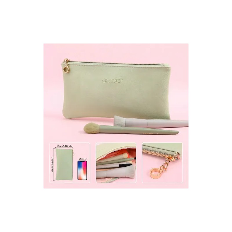 Set De Brochas Docolor De Maquillaje, Coloridas, 17 Piezas